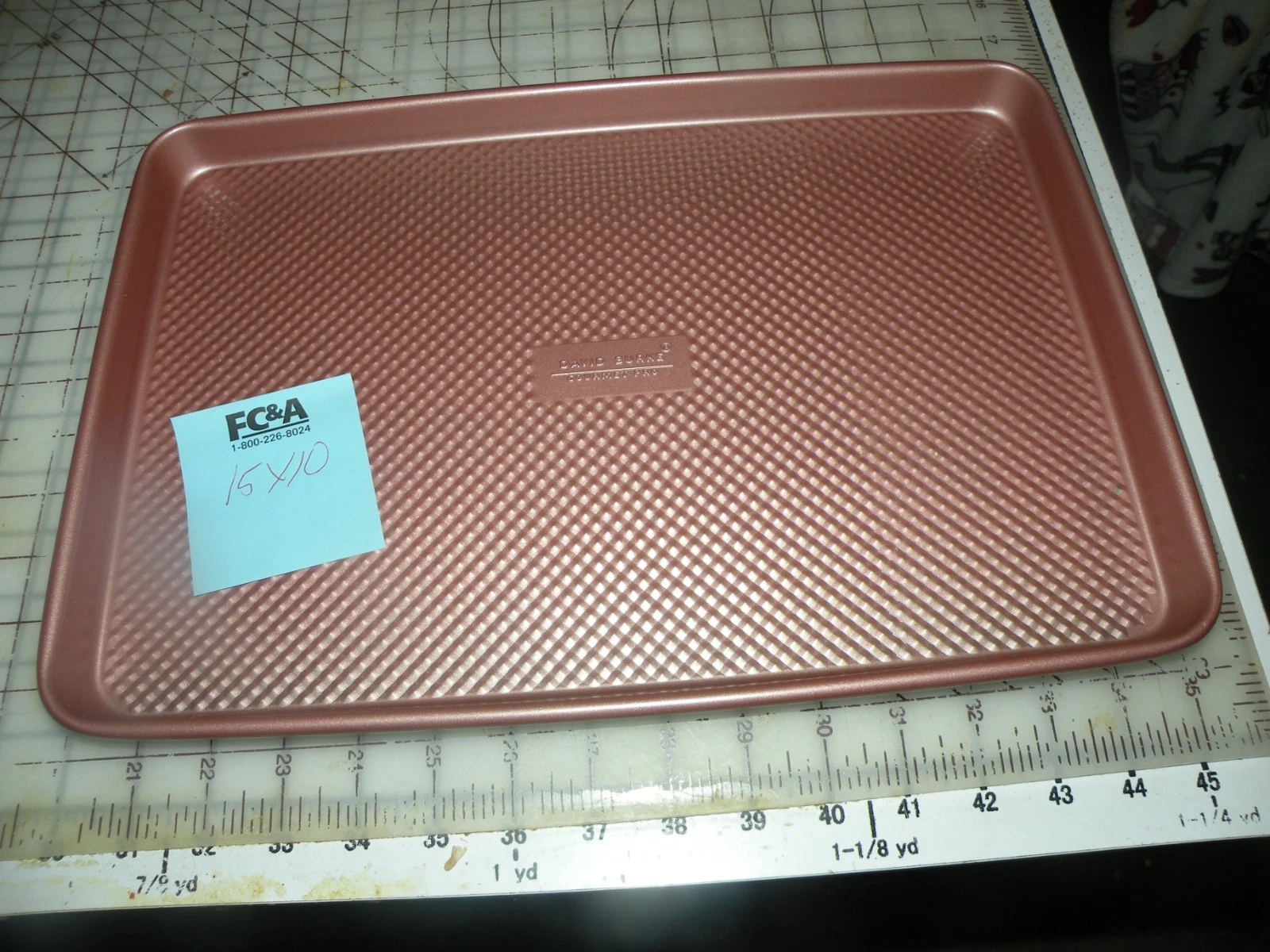 David Burke Gourmet Pro RECTANGULAR COOKIE PLUS OTHER Baking Pan Copper Nonstick