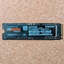 Samsung 970 EVO Plus 2TB NVMe M.2 2280 PCIe 3.0 Internal SSD MZ-V7S2T0 Used
