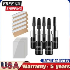 Glass Crack Repair Kit Windshield Repair Liquid for Chip Crack Fix Bullseye Star