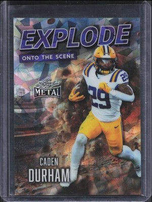 2026 Leaf Metal Football Caden Durham Explode Onto The Scene Crystals /7 LSU