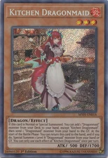 Yugioh! LP Kitchen Dragonmaid - MYFI-EN018 - Secret Rare - 1st Edition Lightly P