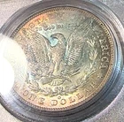 1904-O Morgan Dollar PCGS MS64 OGH Superb Pastel Toning CHRC