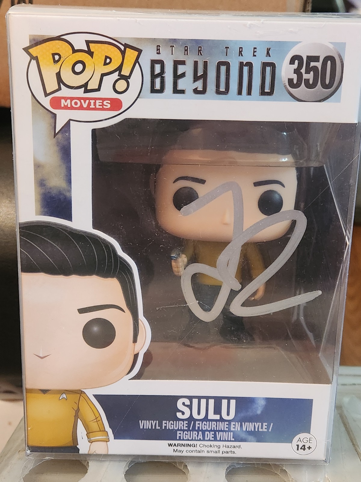 Funko Pop Sulu (Star Trek) autografiado por John Cho difícil de encontrar con certificación