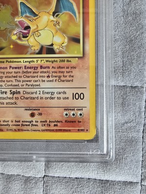 Charizard 4/102 Base Set 1999 Holo Pokemon Card PSA 6 Graded | eBay UK