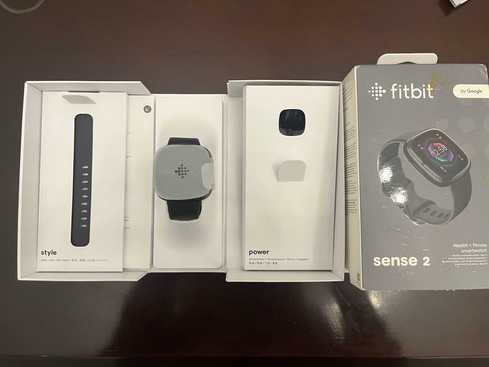 Fitbit Sense 2 Smartwatch Advanced Health Fitness Shadow Grey Graphite-image