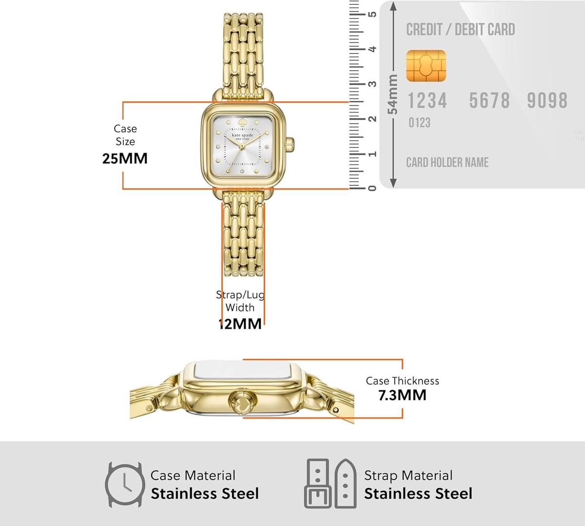 激安商品！ kate spade Gramercy ゴールド 腕時計 Amazon.com: Kate Spade New York Women's Gramercy Three-Hand