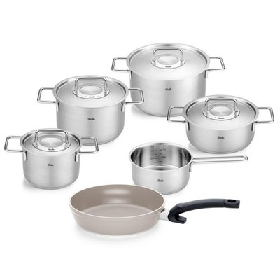 Kochtopf-Set Fissler PURE COLLECTION  silber