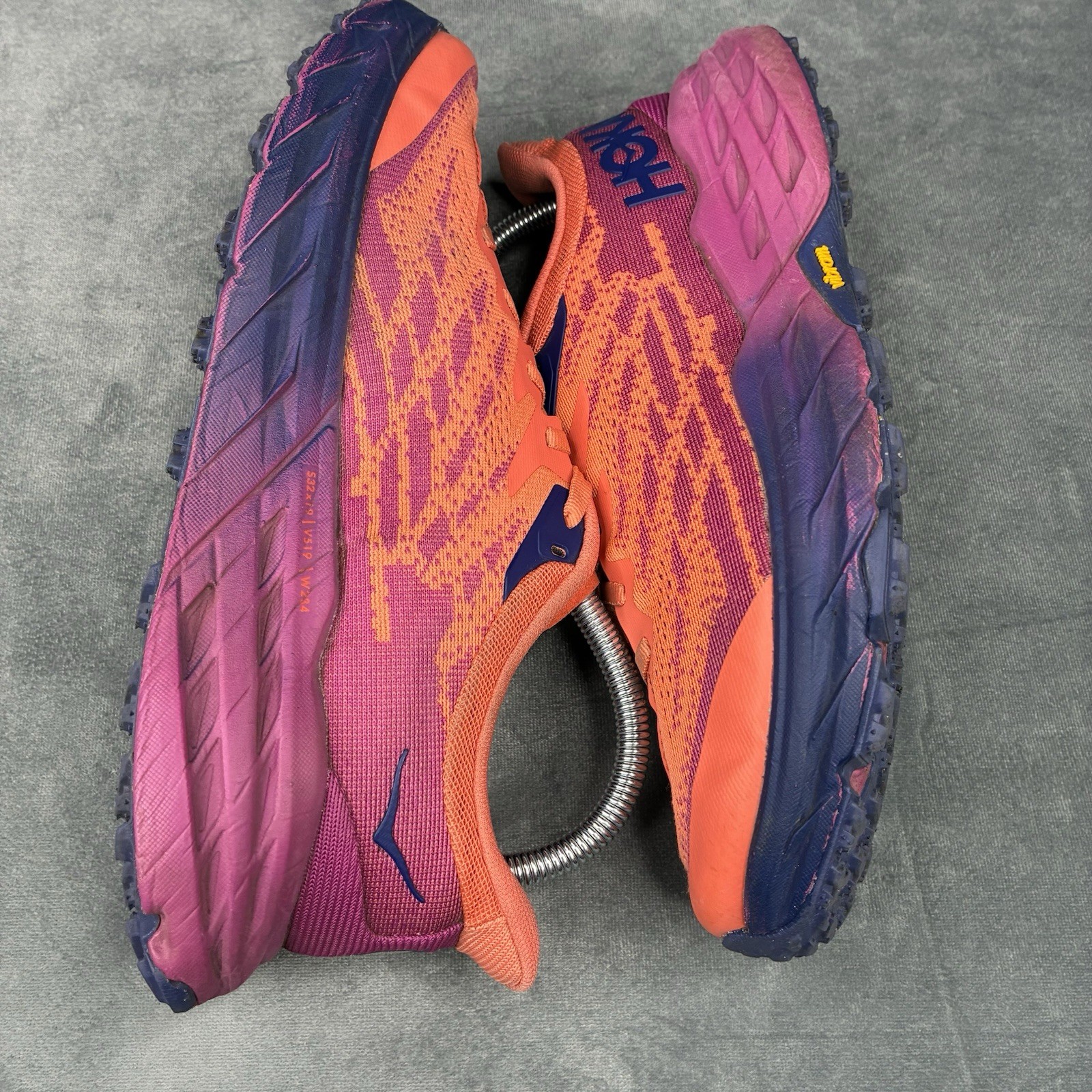 Hoka One One Speedgoat 5 Trail Running Shoes Womens 8.5D Wide Festival Fuchsia thumbnail 6