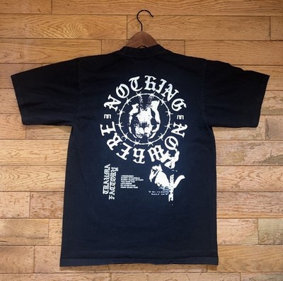 Nothing Nowhere Trauma Factory Rare Shirt Black Graphic Tee Emo Rap Medium