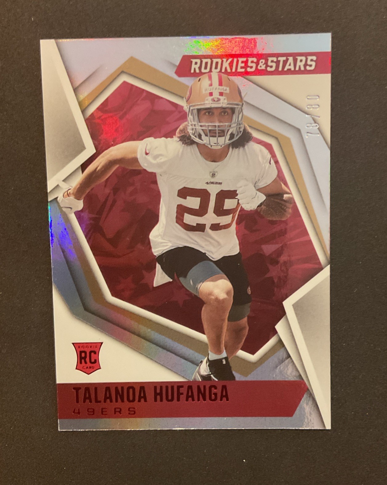 2021 Panini Rookies & Stars - Rookies Talanoa Hufanga #187 Longevity /80 (RC)