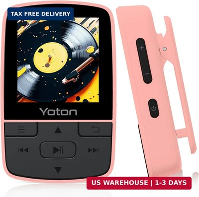 MP3 Player with Bluetooth 5.2, 64GB Large Storage, HiFi-Music, Mini Size, wit...