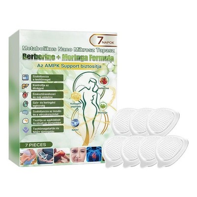 Moringa Berberine Metabolic Support Nano Microneedle Patches AMPK Formula