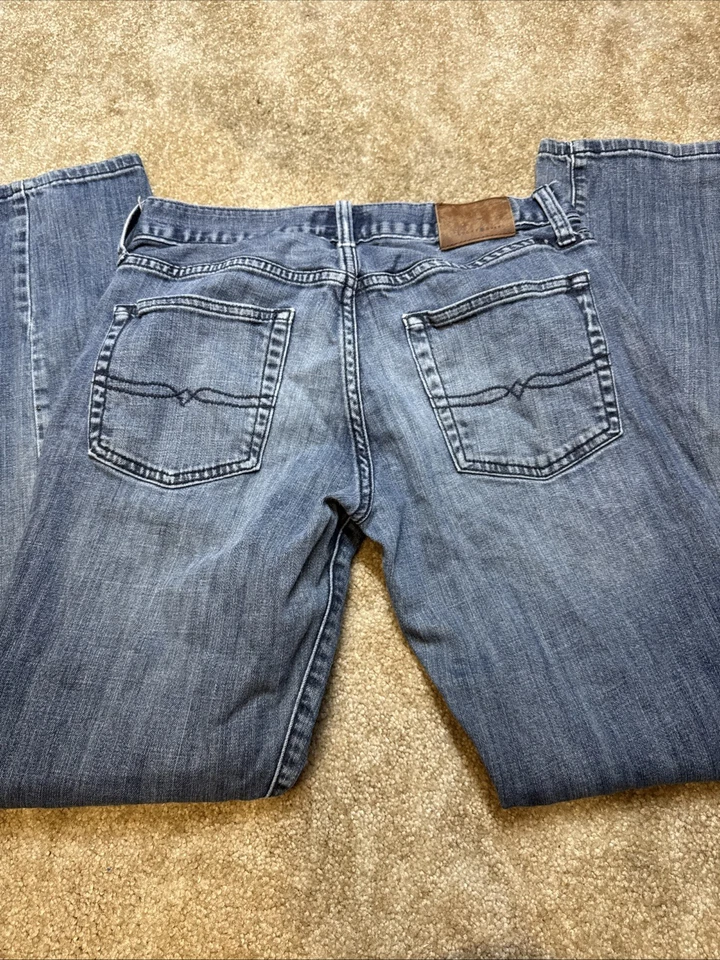 Lucky Brand Jeans 221 Original Straight Denim 30 x 32 Blue Denim Stretch - Image 4 of 4