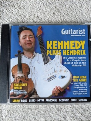 Guitarist - CD  September 99 Nigel Kennedy Play Jimi Hendrix Korg Rainsong Zoom