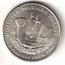 2009-D Denver 25C Satin Finish Northern Mariana Islands U.S. Territories Quarter