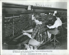 1964 Press Photo Western Electric Number 8 Switchboard - RRV95851
