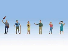 Noch 15472 HO Scale Recreation & Sports -- Tour Group pkg(6)