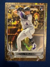 2022 Topps Chrome Gilded Colton Welker RC Gold Lava Etch /10