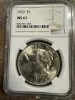 1923-P Peace  Dollar - NGC MS63