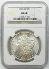 1885-CC Morgan Silver Dollar NGC MS64+ Certified - Carson City Mint - R161