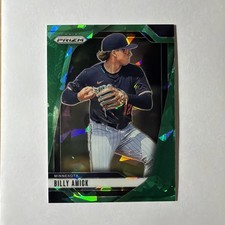 2025 Panini Prizm Baseball Billy Amick Green Cracked Ice Prizm Twins