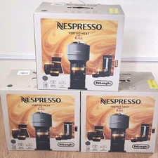 Nespresso Vertuo Next Coffee and Espresso Maker Machine 1260 Watts Dark Gray NEW