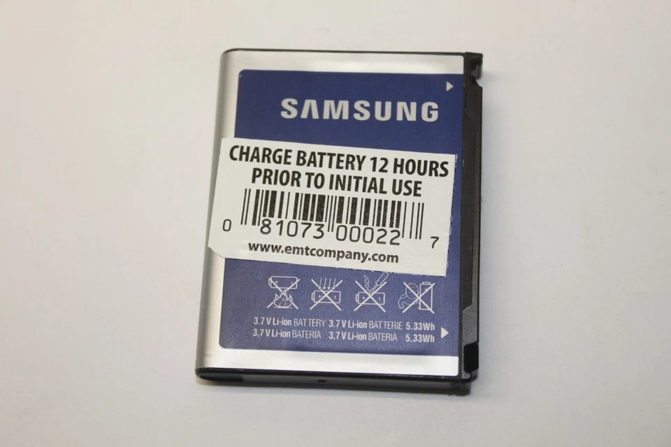 Batería de iones de litio Samsung AB653850EZ 3,7 V 1440 mAh para teléfono celular Omnia SCH-i910 Foto 2 de 2