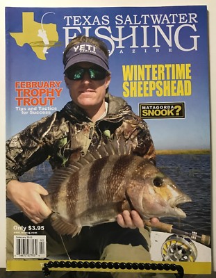 Texas Saltwater Fishing Trout Wintertime Sheepshead Feb 2015 FREE SHIPPING JB