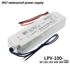 Mean Well switching power supply LPV-100 constant voltage IP67 LED 5V12V24V36V48