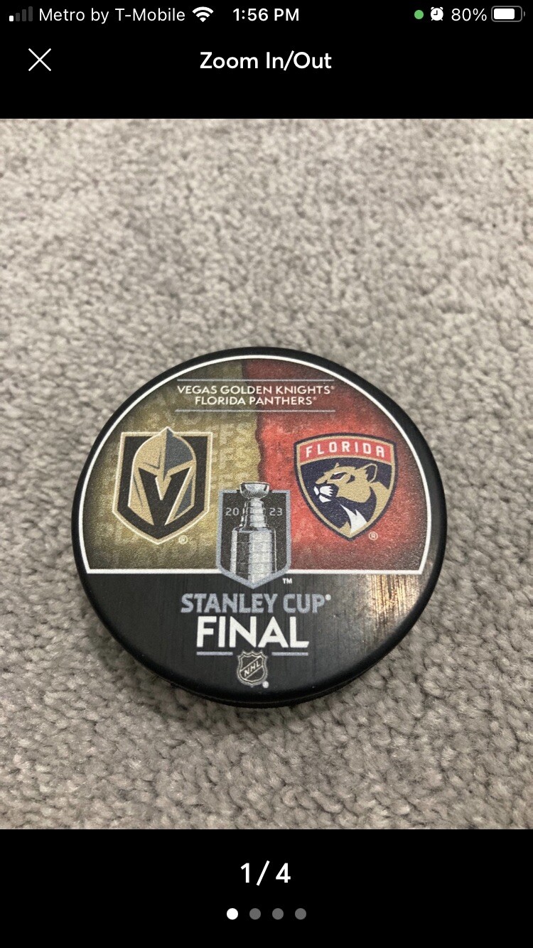 Stanley cup finals official nhl puck 2023 Brand New 100% Authentic Fast Shipping-image
