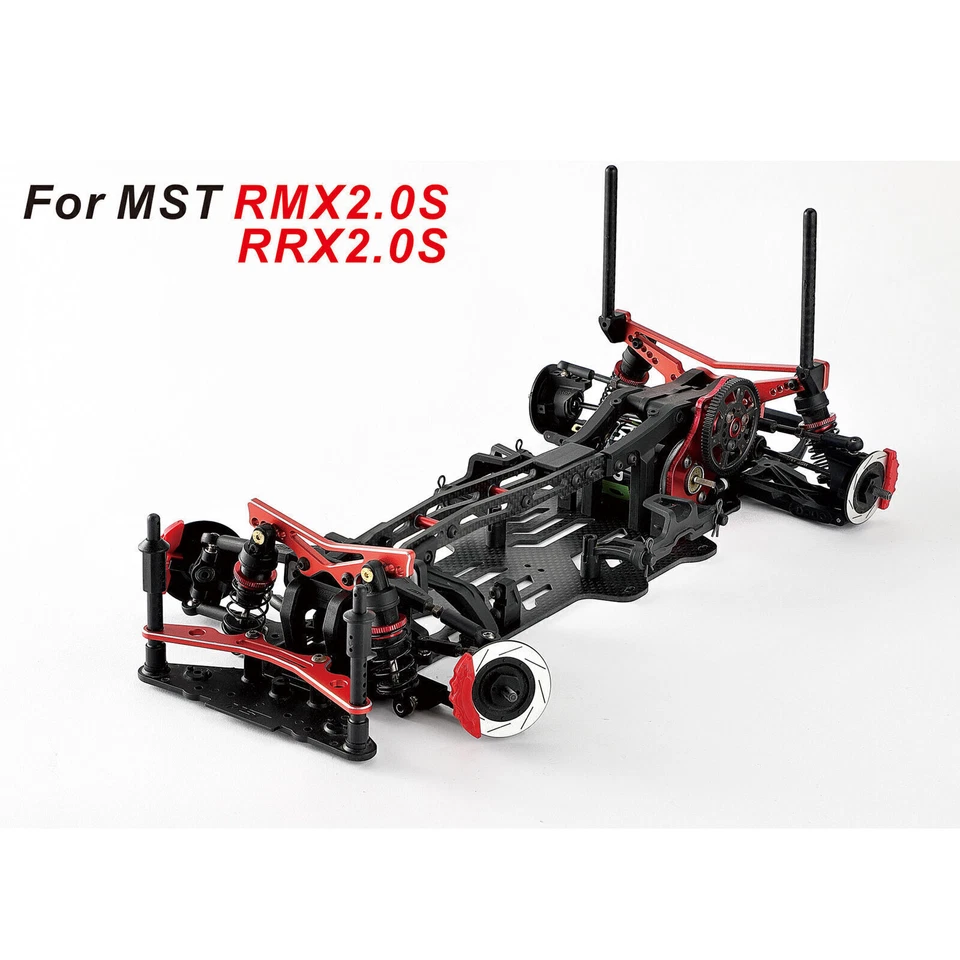 1:10 Drift RC Car Carbon Fiber & Aluminum Upgrade Kit For MST RMX2.0S/ RRX2.0S - Image 4 of 4