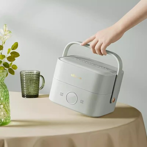 Bear Electric Lunch Box Portable Cooked Stainless Steel Food Heating Home Car AU - Foto 15 di 18