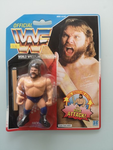 WWF OFFICIAL HASBRO (U.K.) Ltd 1991 HACKSAW JIM DU...