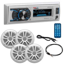 Boss MCK632WB64 Marine Media Receiver with Bluetooth Pair 6.5" Speakers