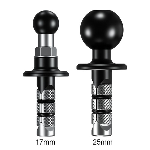 Black Fork Stem Base Aluminum Alloy Motorcycle Fork Stem Mount Bike Phone Mount - Photo 8 sur 18