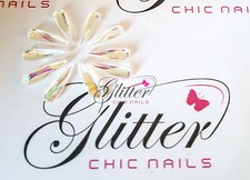 LANGE TROPFEN AB STRASSSTEINE FÜR NAIL ART x...