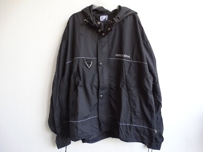 Ezekiel Clothing Ripstop Windbreaker Skateboard packable Vintage schwarz M