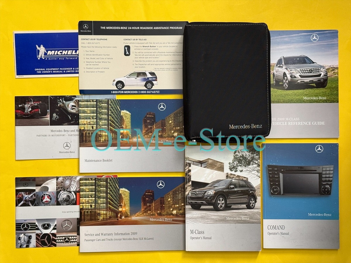 2009 MERCEDES M-Class ML320 ML350 ML550 ML63 Owners Manual +