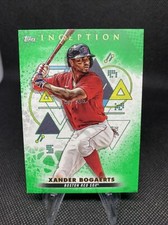 2022 Topps Inception Xander Bogaerts #33 Green Boston Red Sox!