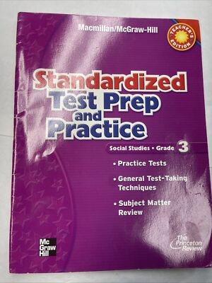 STANDARDIZED TEST PREP AND PRACTICE GRADE 3 By Macmillan Mcgraw-hill & Macmillan