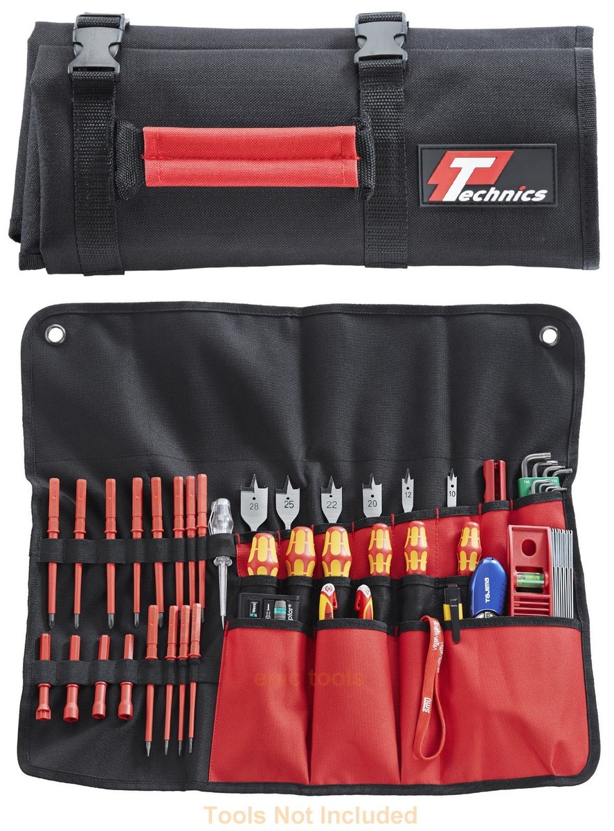 3D Knitted Chisel Roll with 7 Pockets VERITAS kaufen - Tool Storage - Feine Werk