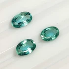 1.36 CT - Natural Zambian Emerald lustered special Green Gem Oval Set - 7019