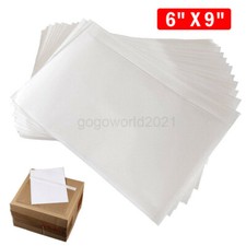 6" X 9" Clear Adhesive Packing List Shipping Label Envelopes Pouches 50 - 1000
