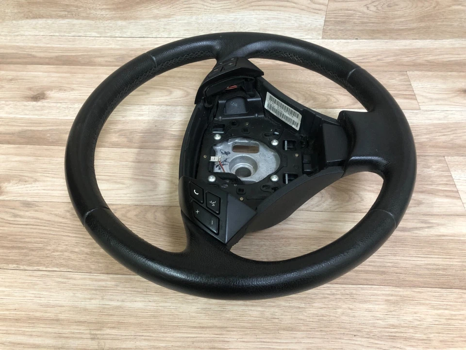 BMW E60 528 535 550 M5 OEM ПЕРЕДНИЙ КОЖАНЫЙ РУЛЬ ЧЕРНЫЙ 2008-2010 - Изображение 3 из 4