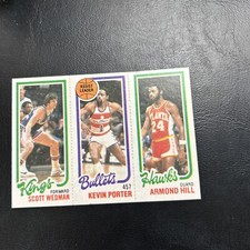 Gum Residue Scott Wedman Kevin Porter Armond Hill 1980 81 Topps Cb41a-5