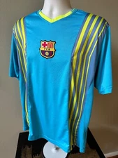 Rhinox (L) Multicolor FCB Barcelona Embroidered Logo Soccer Jersey