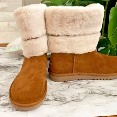 KOOLABURRA Women's Dezi Short Mid Calf Boot size 10 good cond.