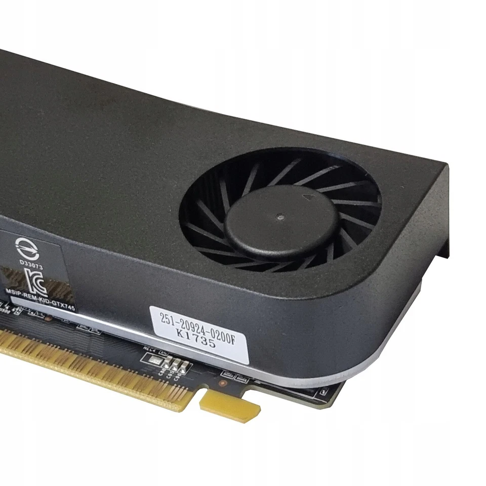 Nvidia Geforce Gtx 745 2GB ddr3 scheda video grafica pci express pcie dp dvi pc - Immagine 3 di 4