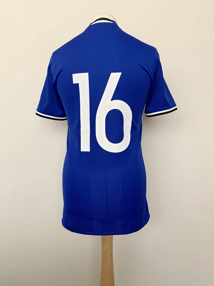 Israel 2016-2018 Home U21 #16 match worn Adidas Adizero rare football shirt - Photo 3/4