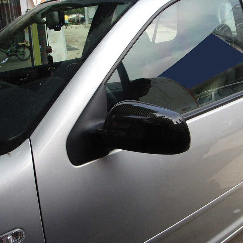 Real Carbon Wing Side Mirror Cover For Volkswagen VW Golf 4 IV MK4 1997-2003 - Image 3 of 4